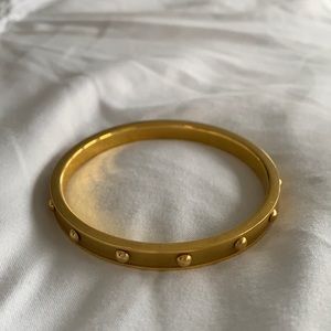 Coach Gold Dome Stud Bangle Bracelet